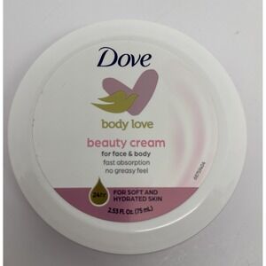 Dove Beauty Cream body love 2.53 fl oz (75 mL) New Beauty Face And Body‎ Cream
